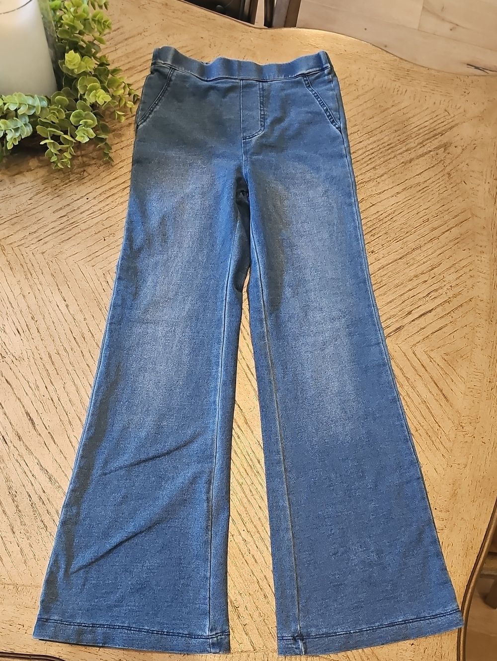 Habitual Wide Leg Flare Jeans in Denim Blue Size 12